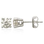 14KWG 4 PRONG .60 CT TW CZ picture