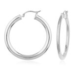 14KWG 2X30MM FLAT/OVAL TUBE HOOP picture