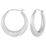 SS SWIRLED SHELL HOOP picture