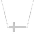 SS PLAIN CROSS NECKLACE picture