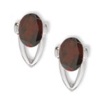 SS (2) OVAL-GARNET picture