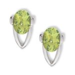 SS (2) OVALS-PERIDOT picture