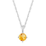 14KWG 4MM CITRINE picture