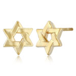 14KG SMALL STAR OF DAVID W/POST picture