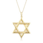 14KG LARGE STAR OF DAVID PENDANT picture