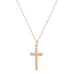 14KRG PLAIN CROSS/CHAIN picture