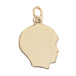 14KG SMALL BOY HEAD CHARM picture