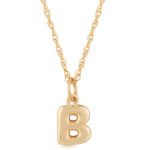 14KG INITIAL B NECKLACE picture