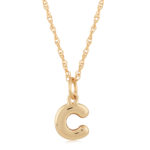 14KG INITIAL C NECKLACE picture