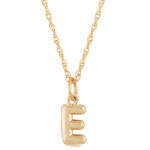 14KG INITIAL E NECKLACE picture