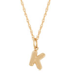 14KG INITIAL K NECKLACE picture