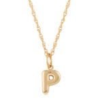 14KG INITIAL P NECKLACE picture