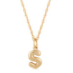 14KG INITIAL S NECKLACE picture