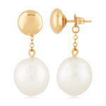 14KG 8MM FLAT BALL W/BAROQUE PEARL picture