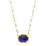 14KG 8X6 LAPIS ONYX 18-19″ CHAIN picture