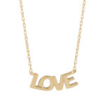 14KG LOVE NECKLACE 16″ picture