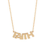 14KG FAITH NECKLACE 16″ picture