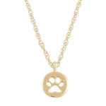 14KG DOG PAW PENDANT 18″ picture