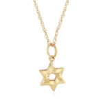 14KG SMALL STAR OF DAVID W/14″ CHAIN picture