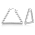 SS LARGE TRIANGLE HOOP picture