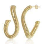 14KG TWISTED RIBBED “J” POST picture