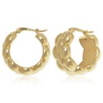 14KG WIDE MILTI BEAD HOOP S/D picture
