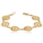 14KG SUNFLOWER BRACELET 7″ picture