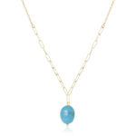 14KG 8R & PC 16″ W/ TURQUOISE DROP picture