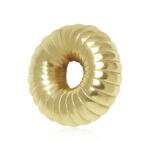 14KG 3X8MM FINE RIB RONDELLE picture