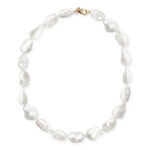 14KY 10-12MM BAROQUE PEARL NECK 16″ picture
