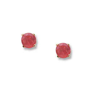 Ruby Birthstone Studs picture