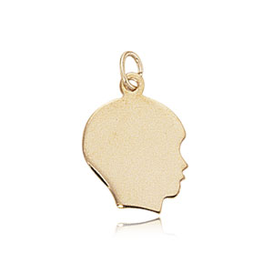14KG SMALL BOY HEAD CHARM picture