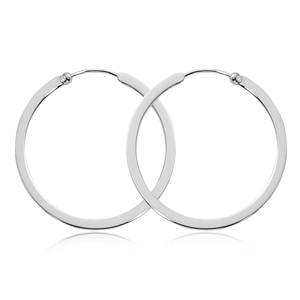 SS MED FLAT WIRE HOOP picture