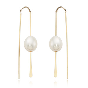 Pearl Threaders image: 14KY FRESHWATER PEARL THREADER