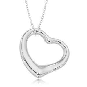 SS OPEN HEART PENDANT picture