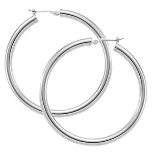 Large Tube Hoops image: SS 3X40MM S/D TUBE