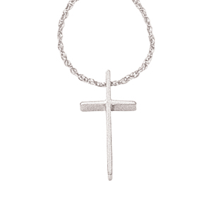 SS SM SWEDGED CROSS W/CHAIN picture