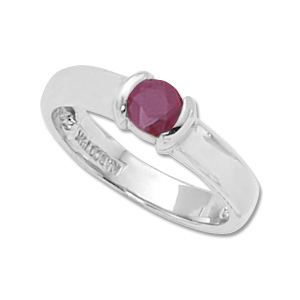 SS 4.5MM RND RUBY picture