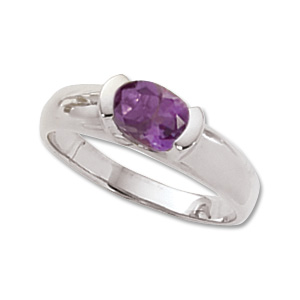 SS 7X5 OVAL AMETHYST picture
