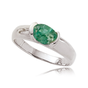 SS 7X5 OVAL EMERALD image