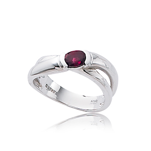 SS 6X4 OVAL RUBY picture