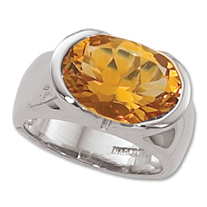 Oval Citrine Ring picture