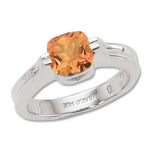 SS 7MM FACETED CUSH CITRINE image