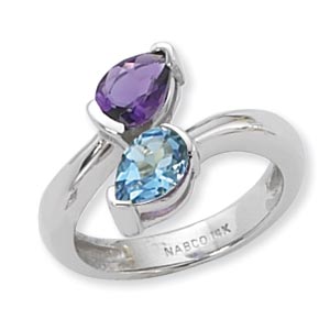 SS 2-7X5MM PS AMETHYST/BLUE TOPAZ picture