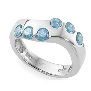 SS 6-3MM ROUND BLUE TOPAZ picture