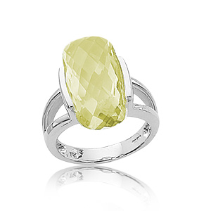 SS 18X10 ORO VERDE RING image