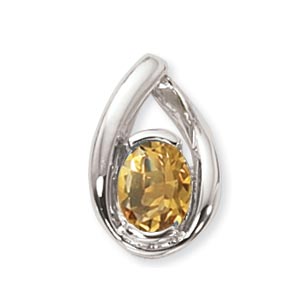 SS 8X6 OVAL CITRINE picture