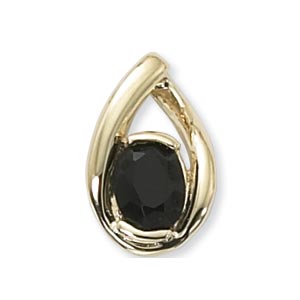 14KY 8X6 OVAL ONYX picture
