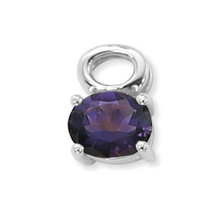 SS 10X8 OVAL AMETHYST picture