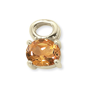 14KY 10X8 OVAL CITRINE picture
